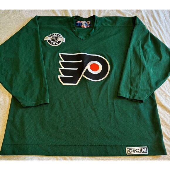Philadelphia Flyers Size 2XL Rare Vintage CCM Practice Jersey Y2K Used - Picture 1 of 7